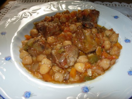 garbanzos con costillas