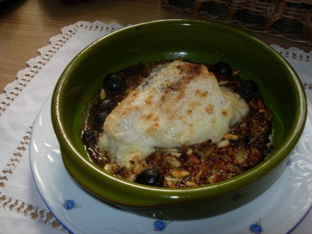 bacalao gratinado