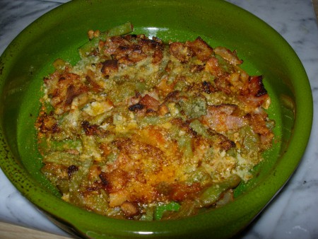judias verdes gratinadas