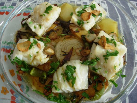 BACALAO AL HORNO